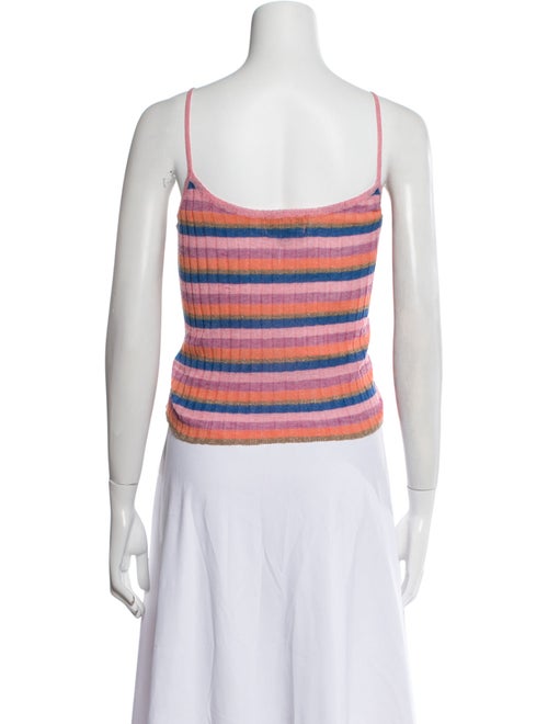 Veda Striped Scoop Neck Top