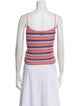 Veda Striped Scoop Neck Top