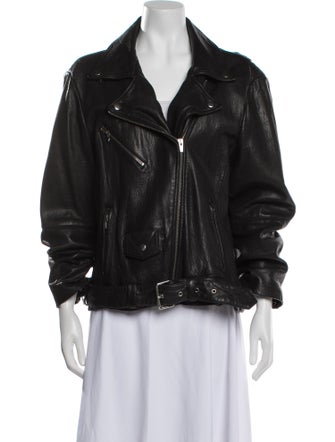 Veda Leather Biker Jacket