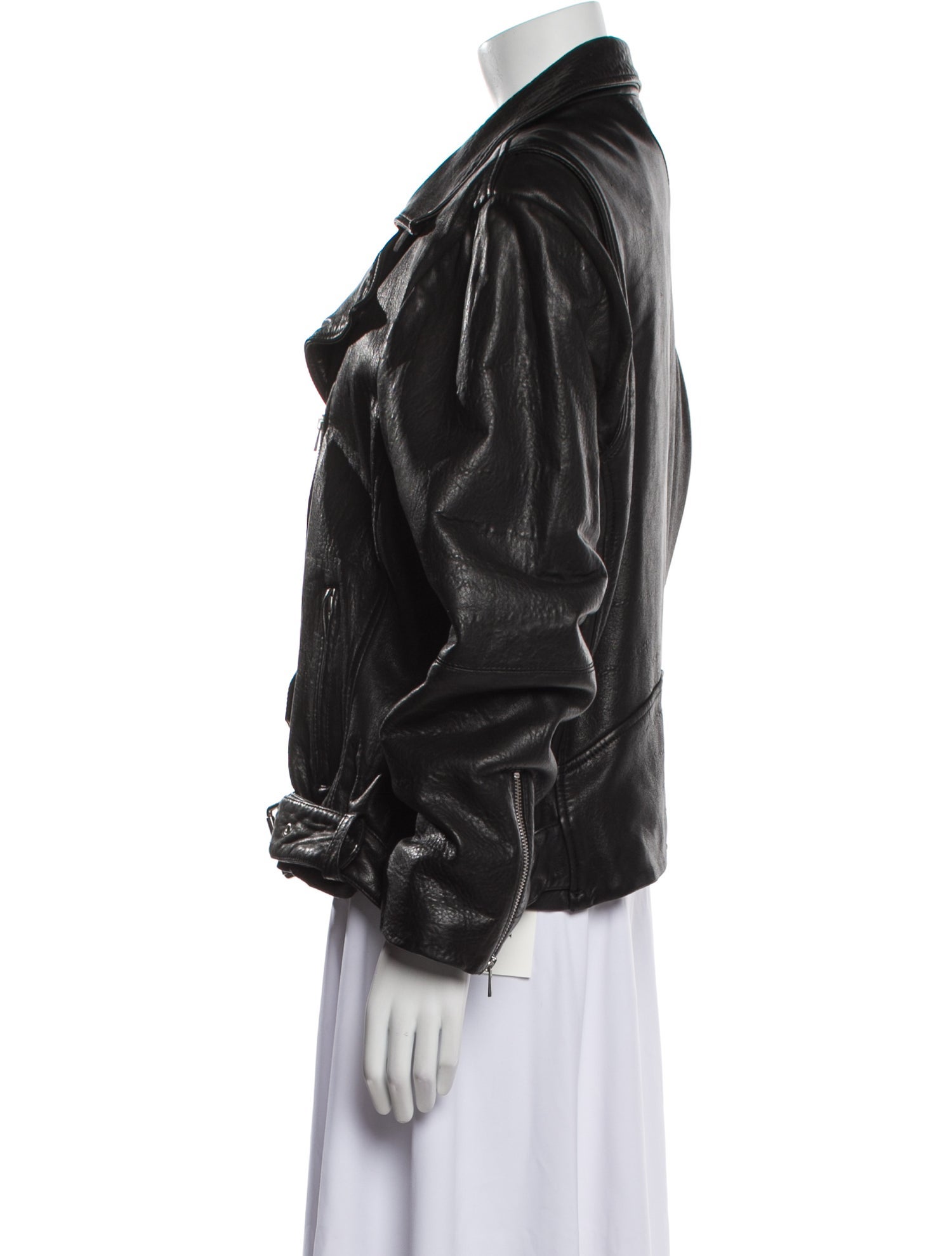 Veda Leather Biker Jacket