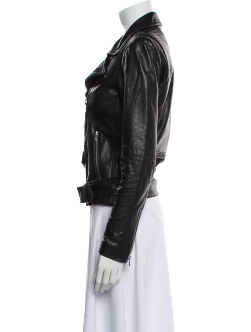 Veda Lamb Leather Biker Jacket