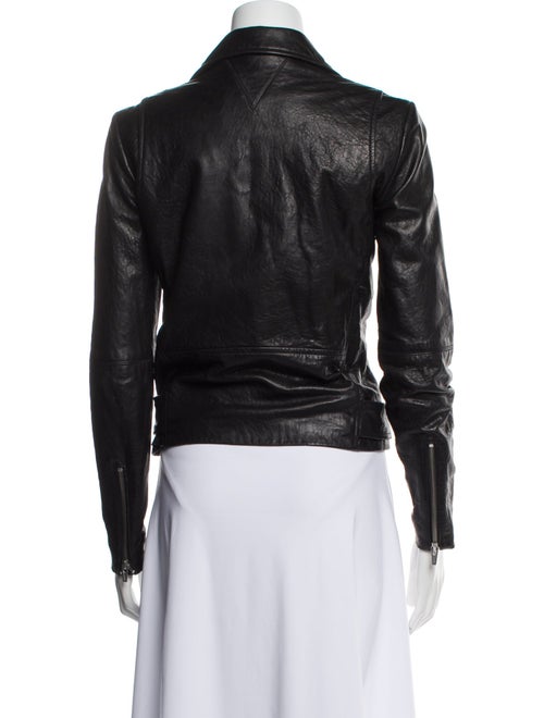 Veda Lamb Leather Biker Jacket