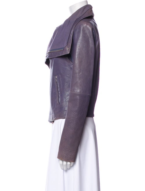 Veda Lamb Leather Biker Jacket