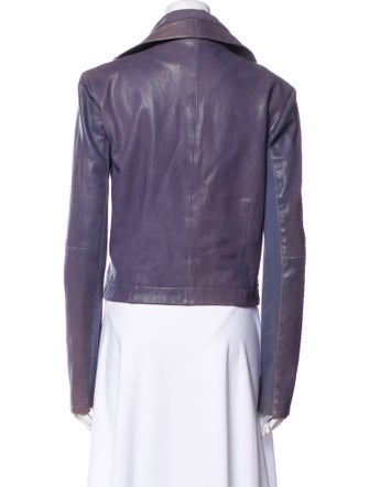 Veda Lamb Leather Biker Jacket