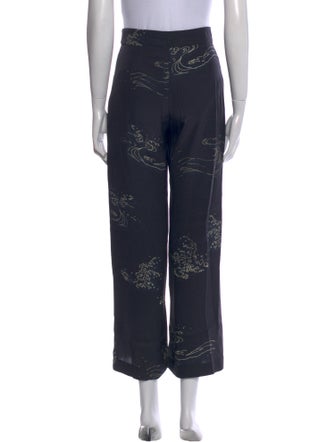 Veda Silk Wide Leg Pants