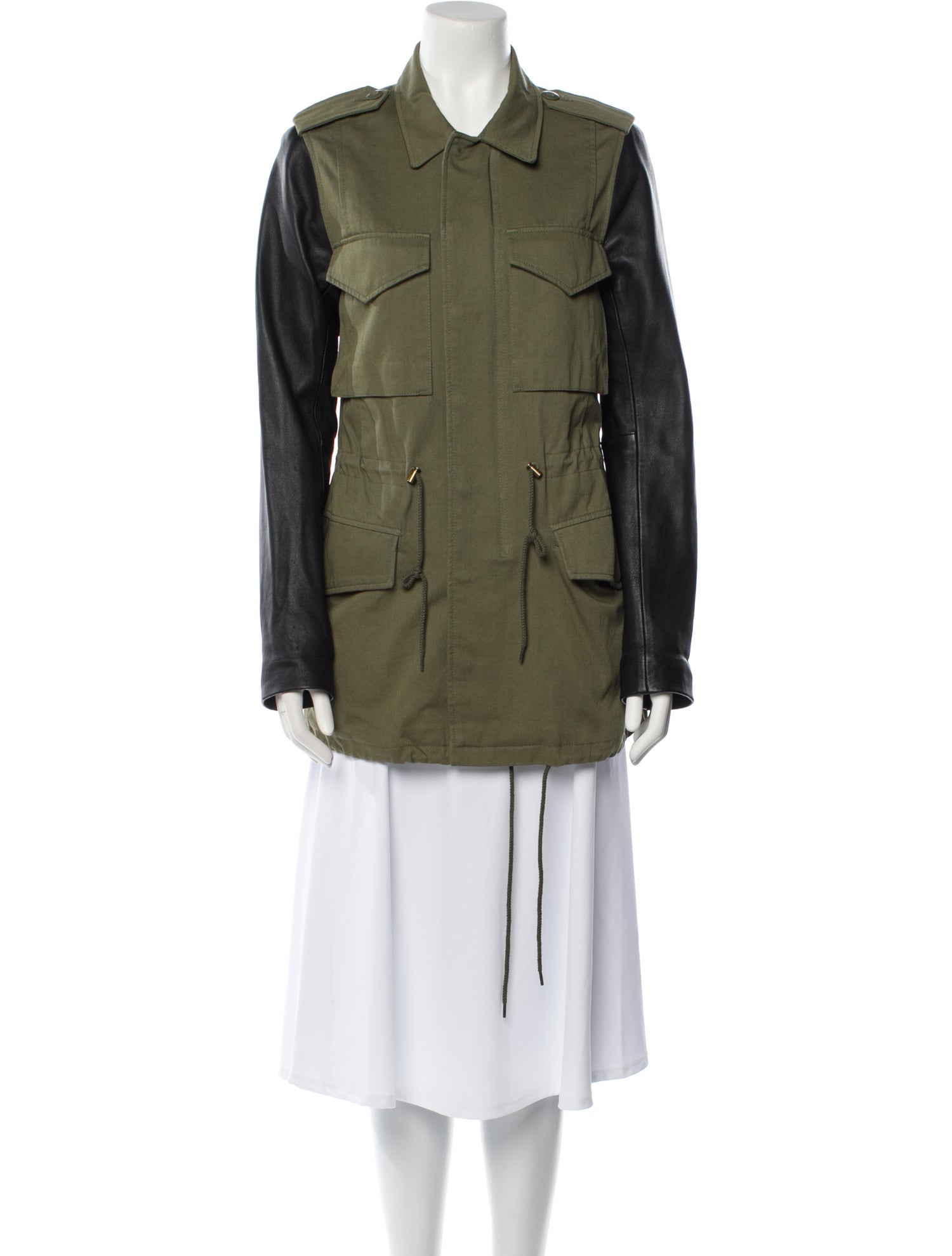 Veda Colorblock Pattern Utility Jacket