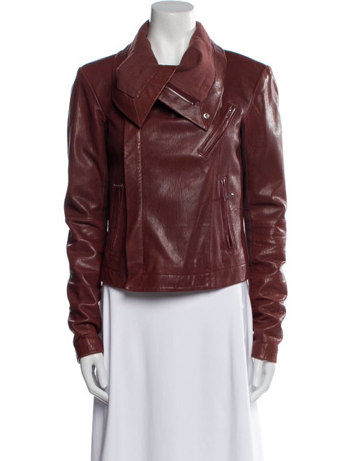Veda Lamb Leather Biker Jacket