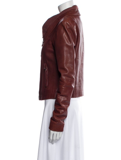 Veda Lamb Leather Biker Jacket