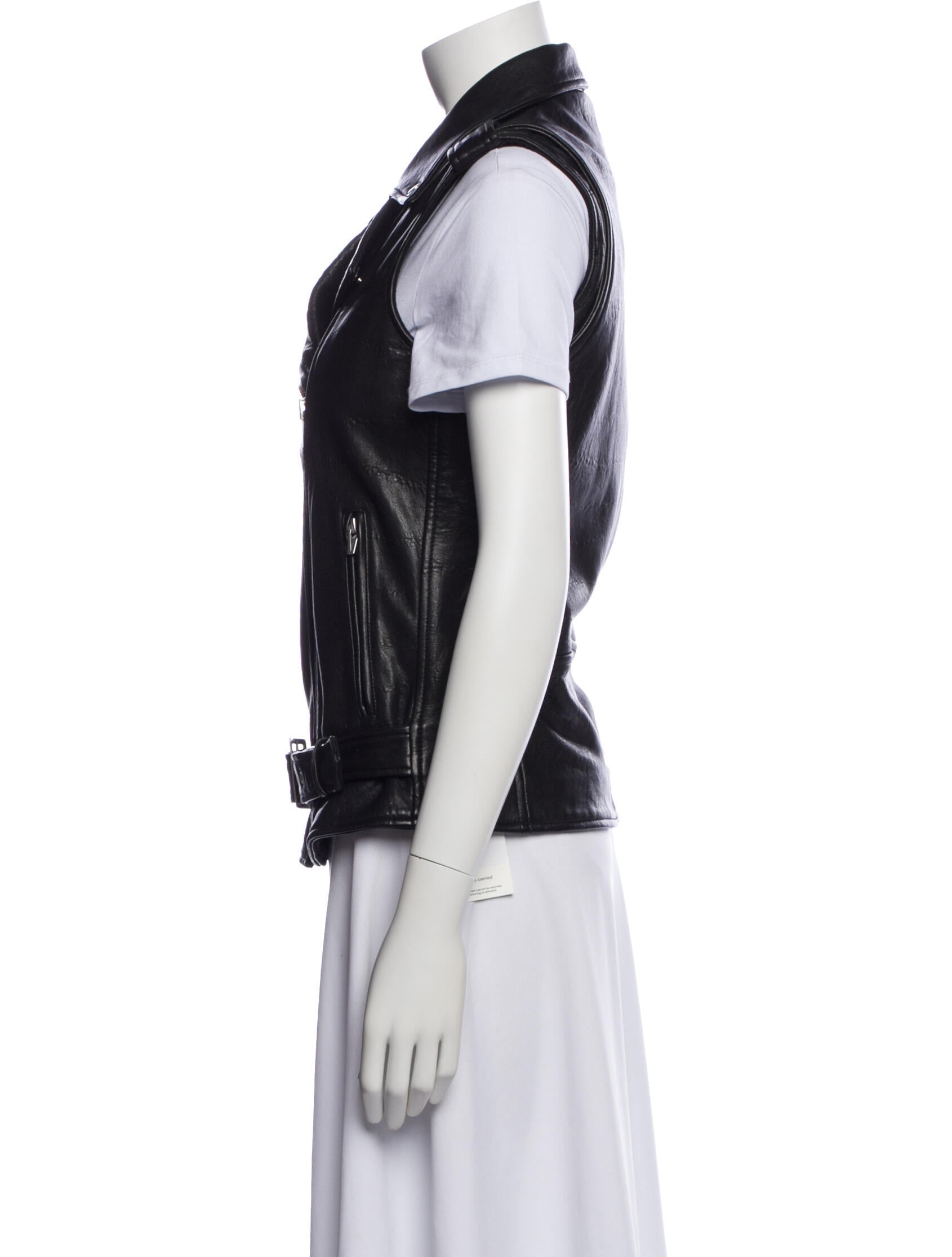 Veda Lamb Leather Biker Jacket