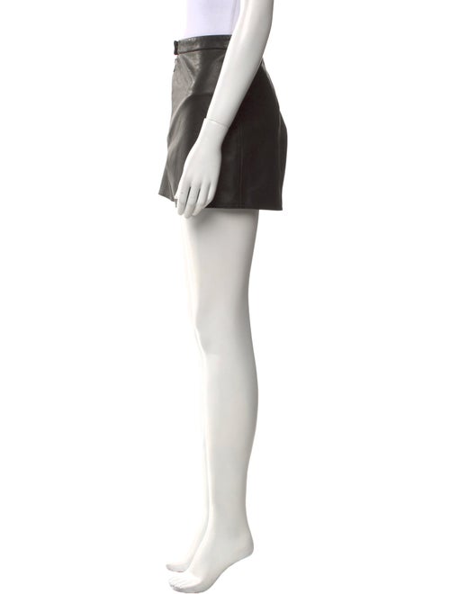 Veda Leather Mini Shorts