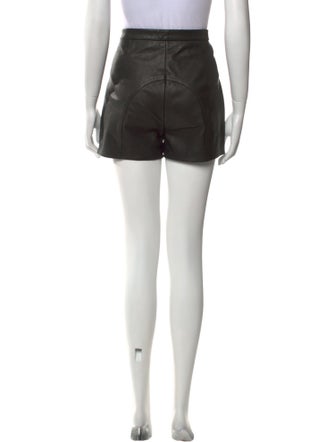 Veda Leather Mini Shorts
