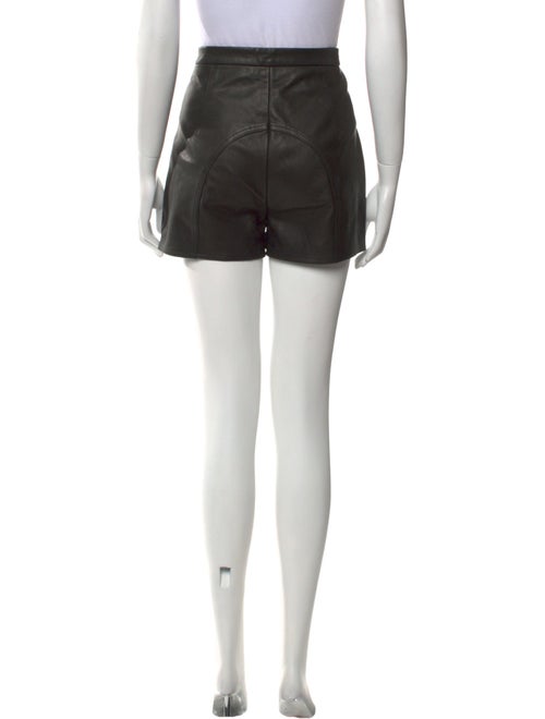 Veda Leather Mini Shorts