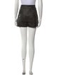 Veda Leather Mini Shorts