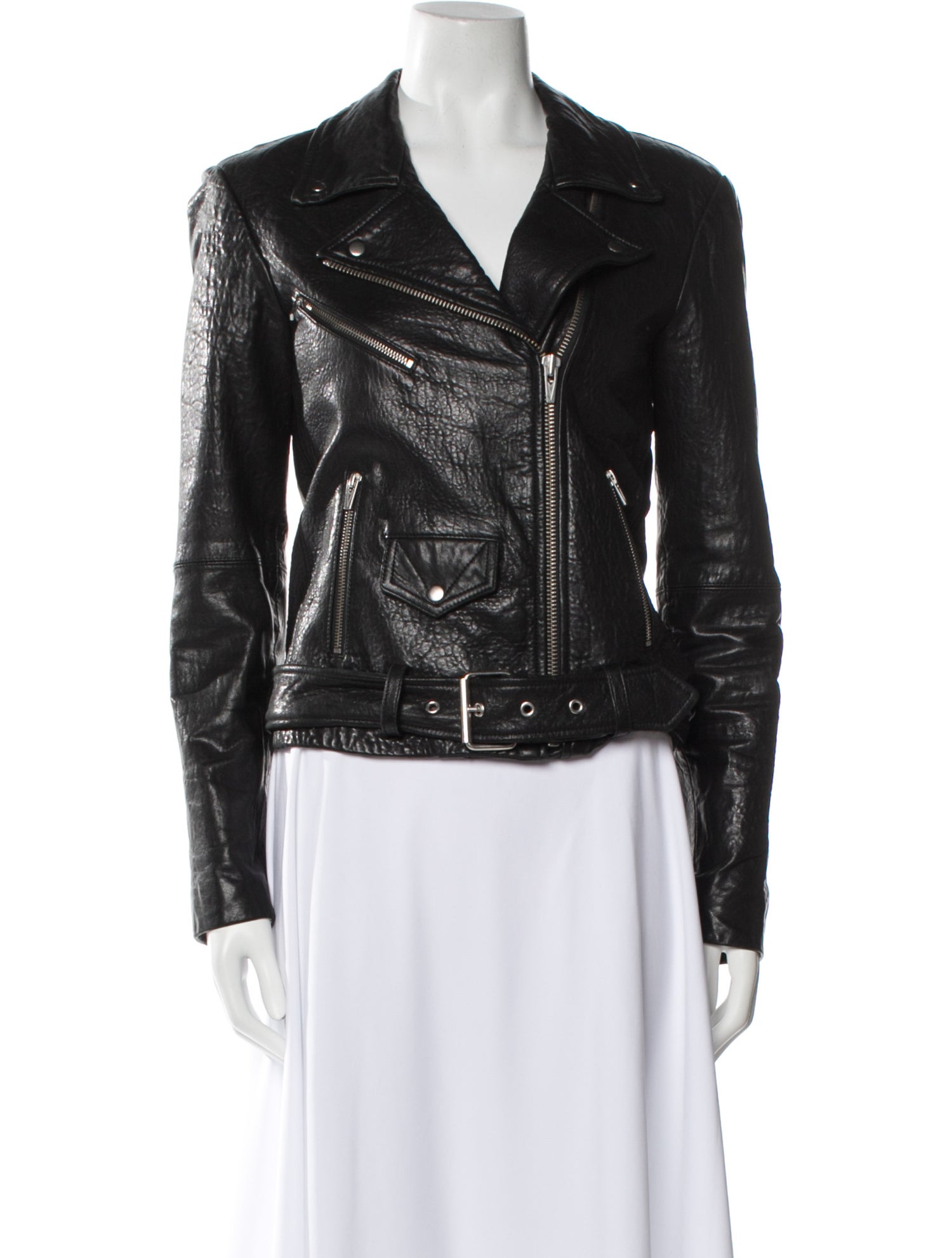 Veda Leather Biker Jacket