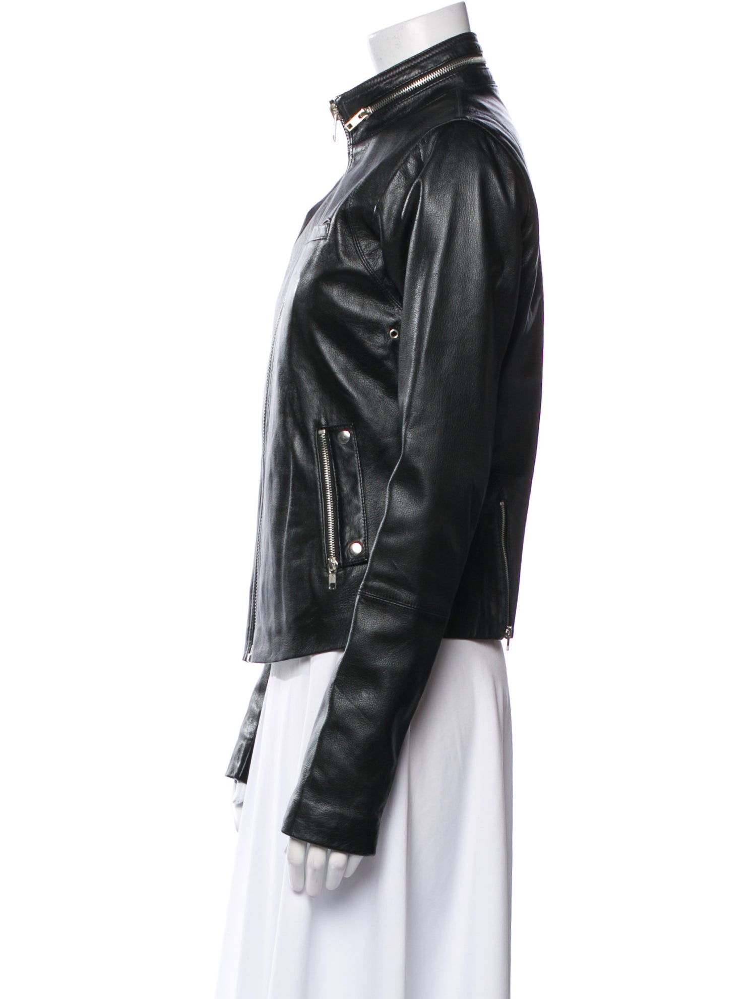 Veda Leather Biker Jacket