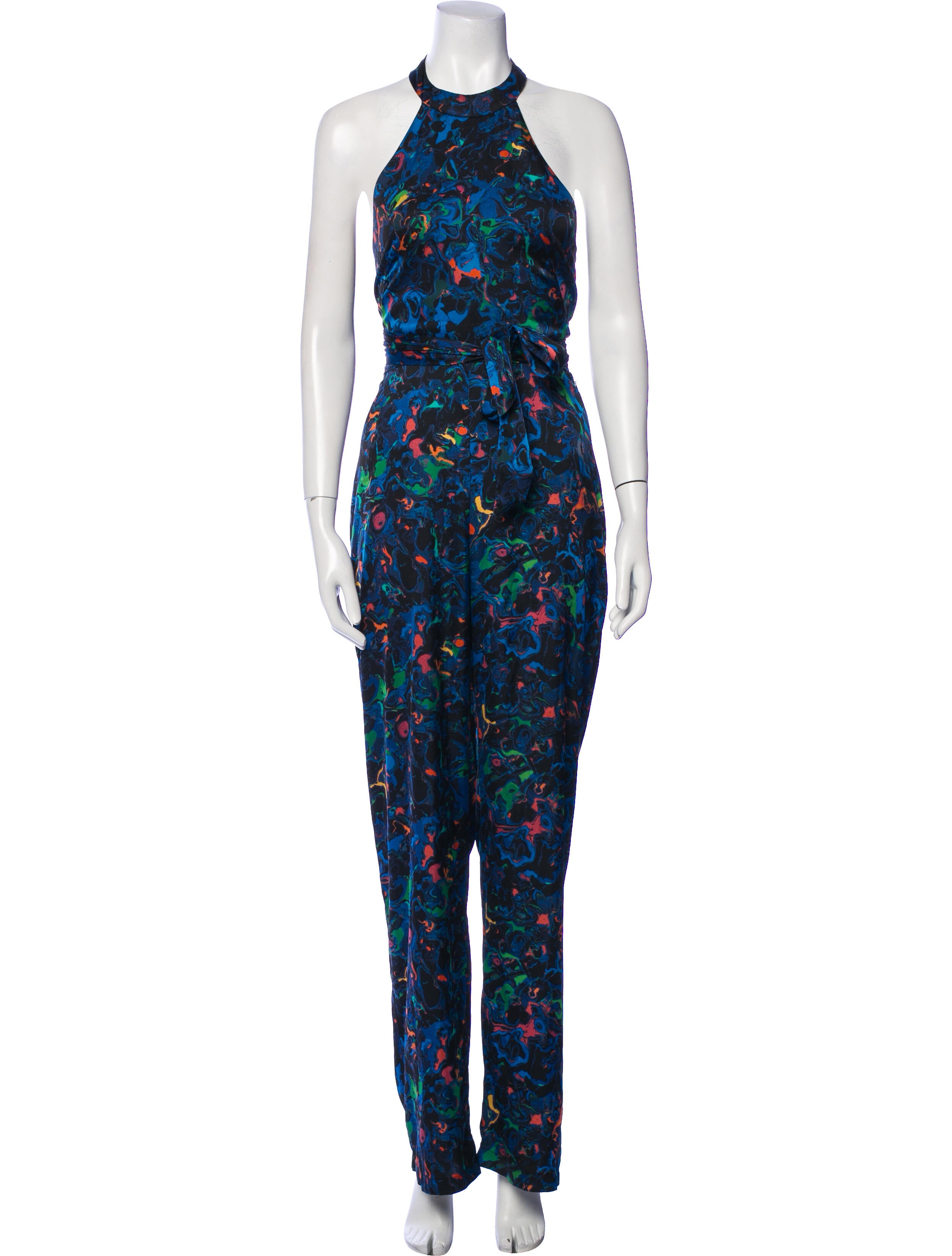 Veda Printed Halterneck Jumpsuit