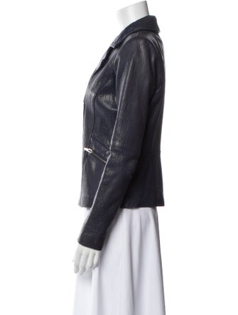 Veda Lamb Leather Biker Jacket