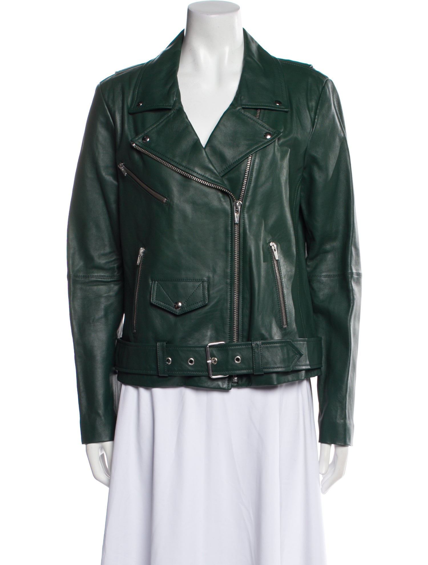 Veda Leather Biker Jacket