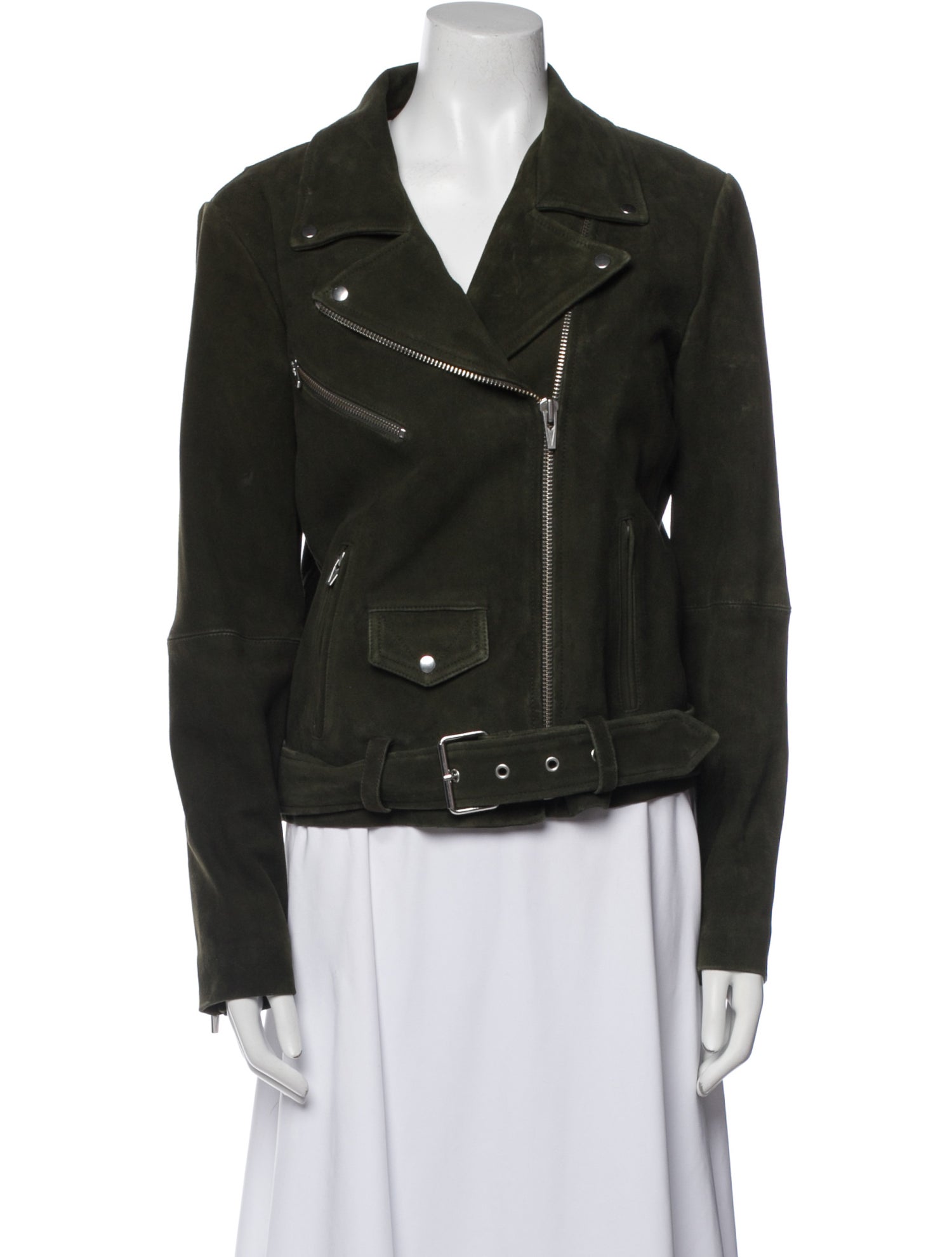 Veda Suede Biker Jacket