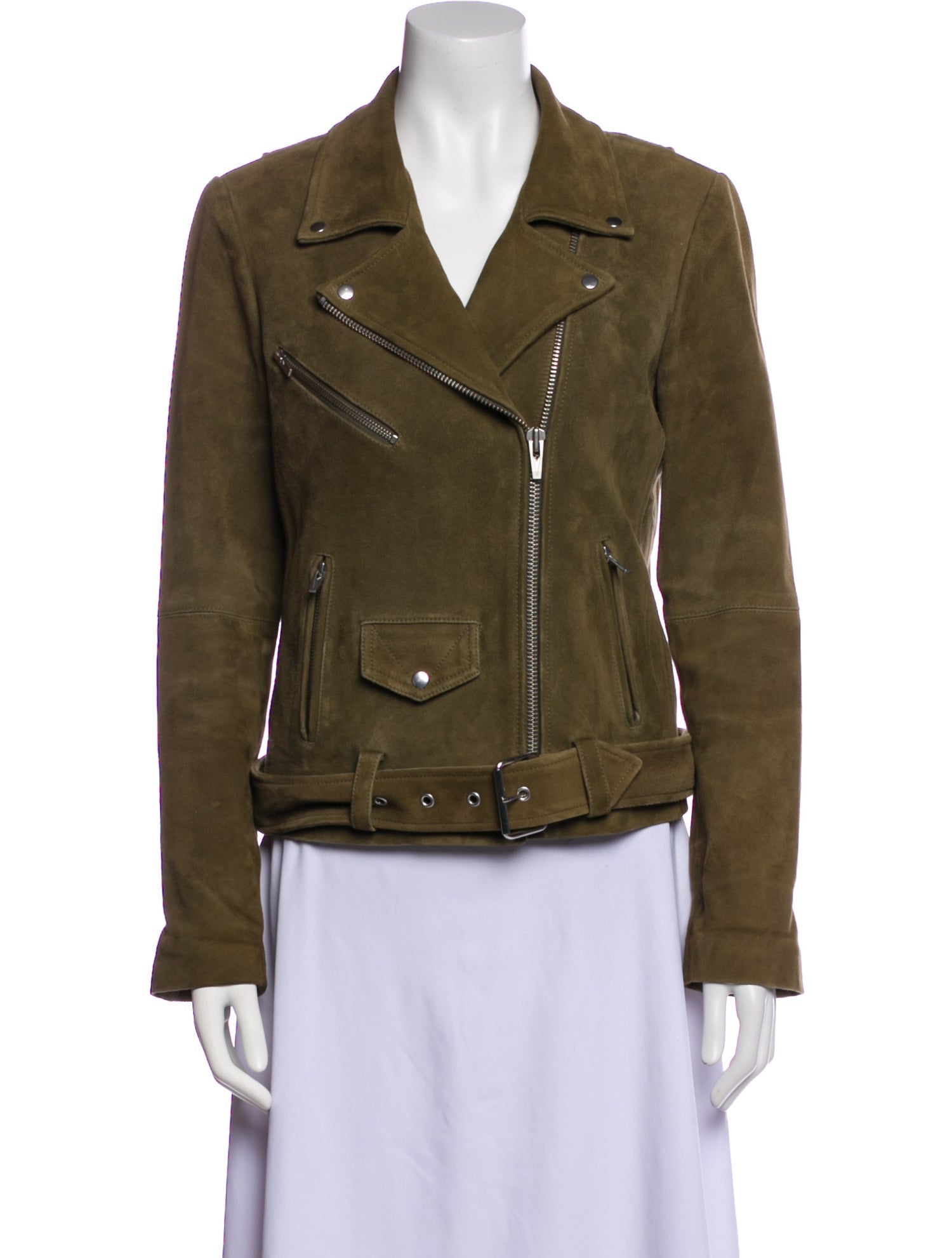 Veda Suede Biker Jacket