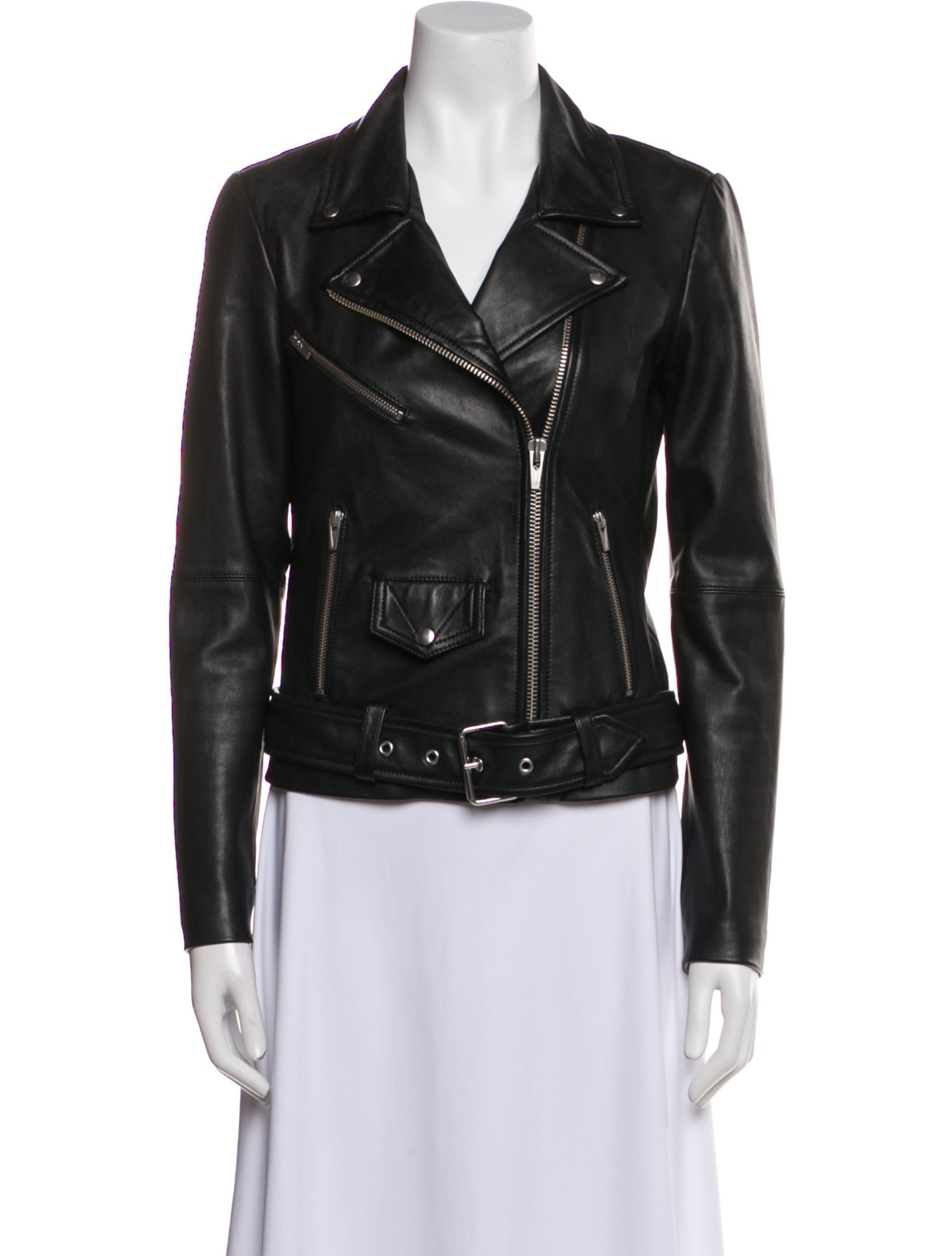 Veda Leather Biker Jacket