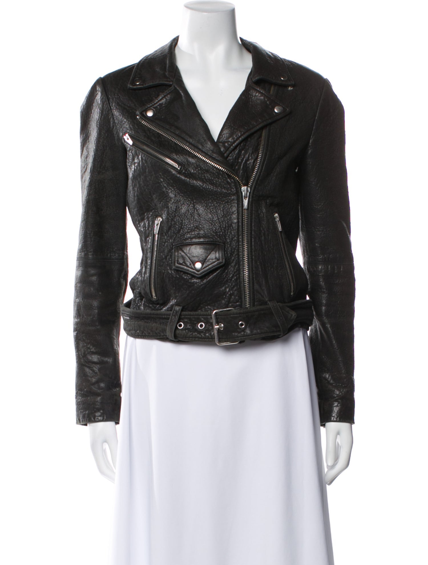 Veda Leather Biker Jacket