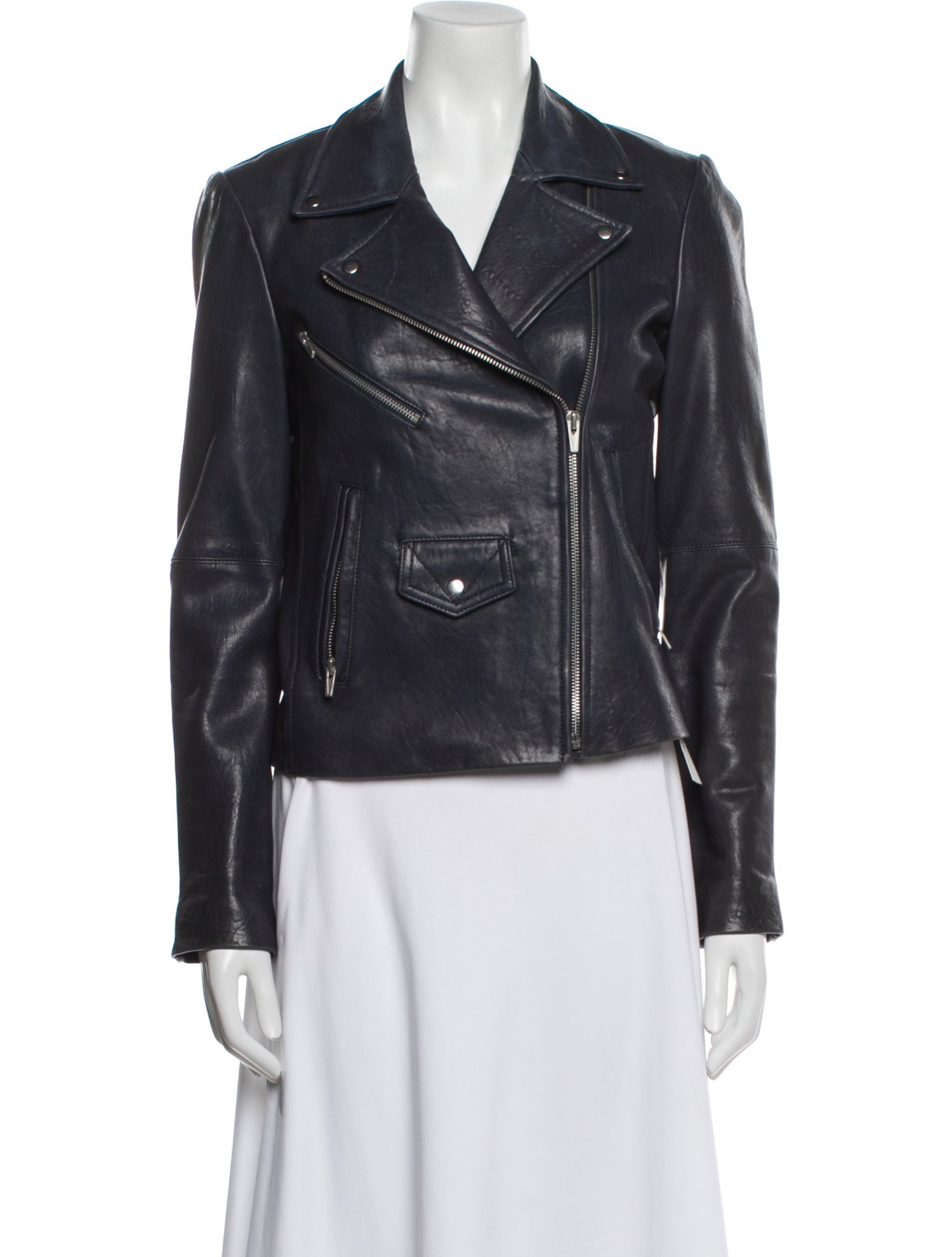 Veda Leather Biker Jacket