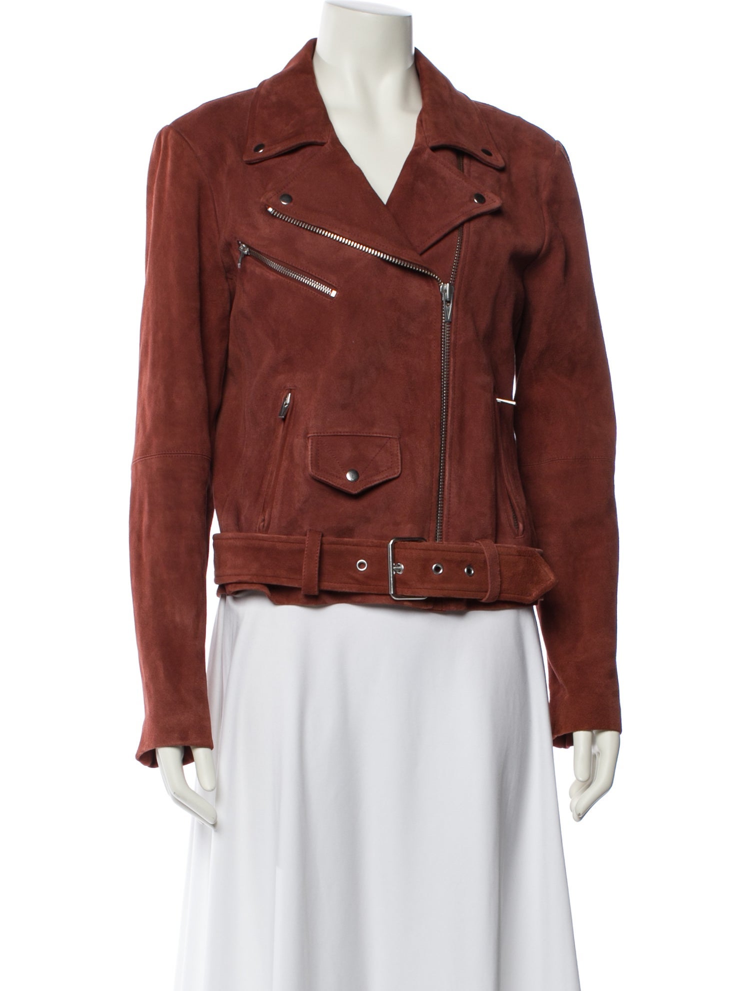 Veda Suede Biker Jacket