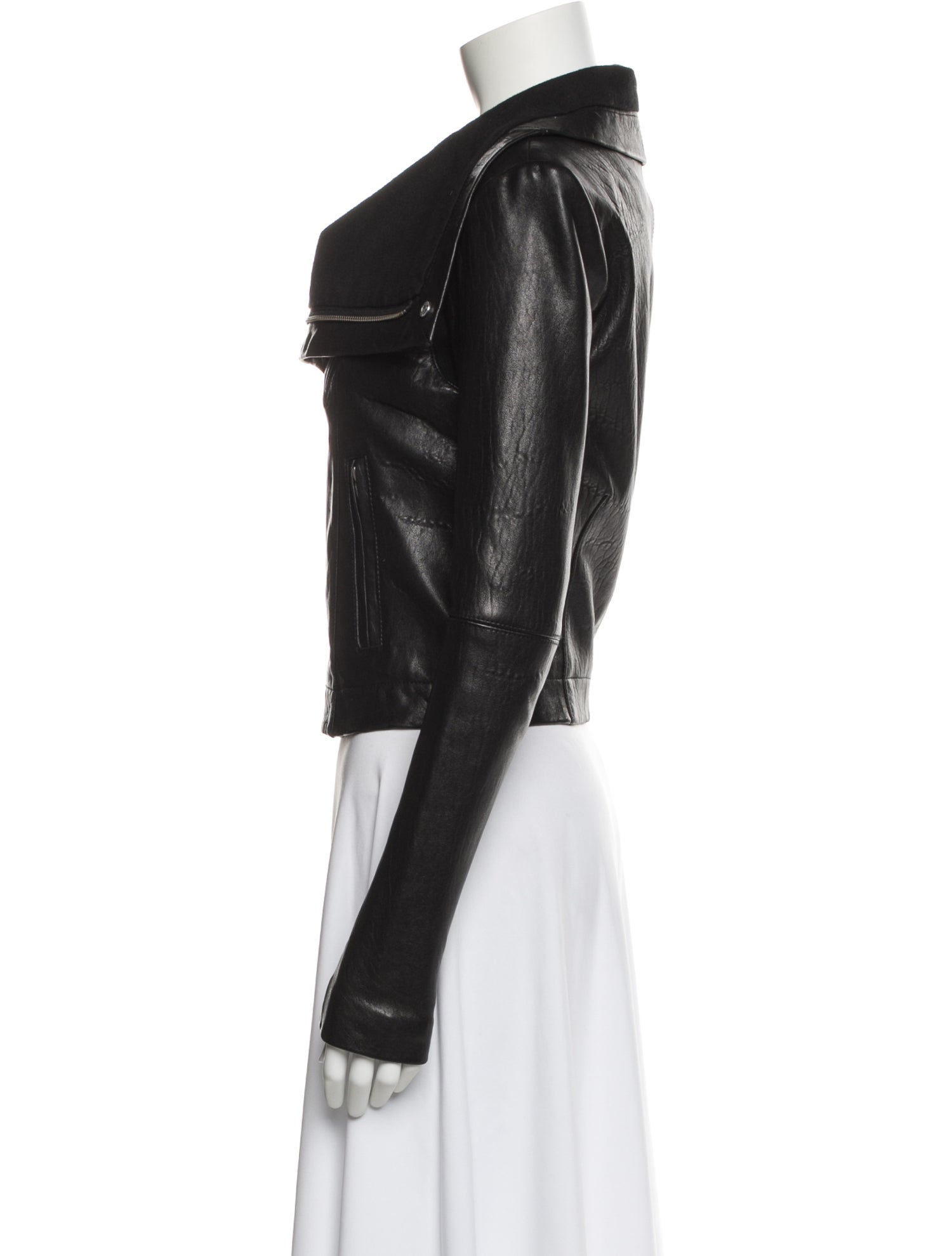 Veda Leather Biker Jacket