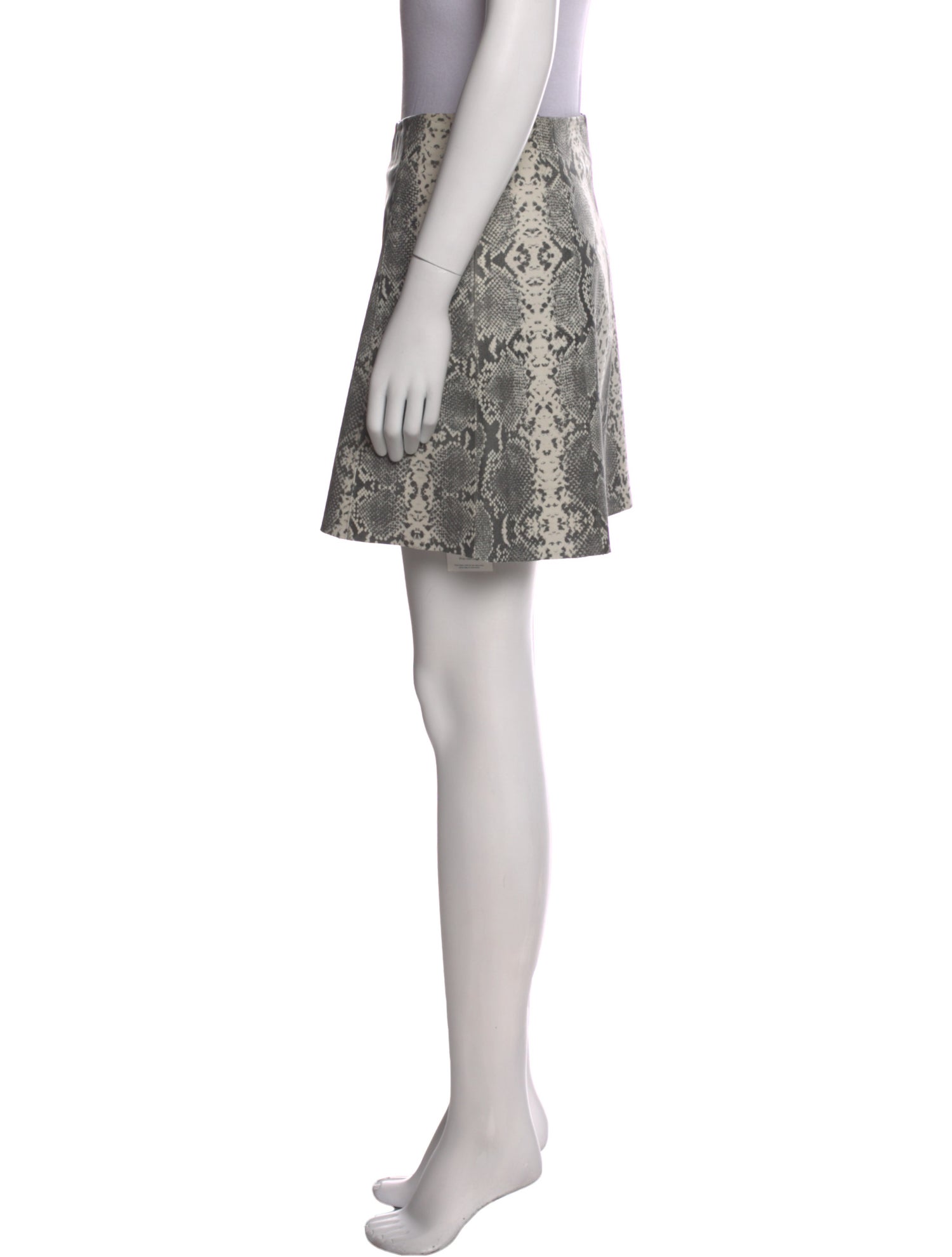 Veda Animal Print Mini Skirt