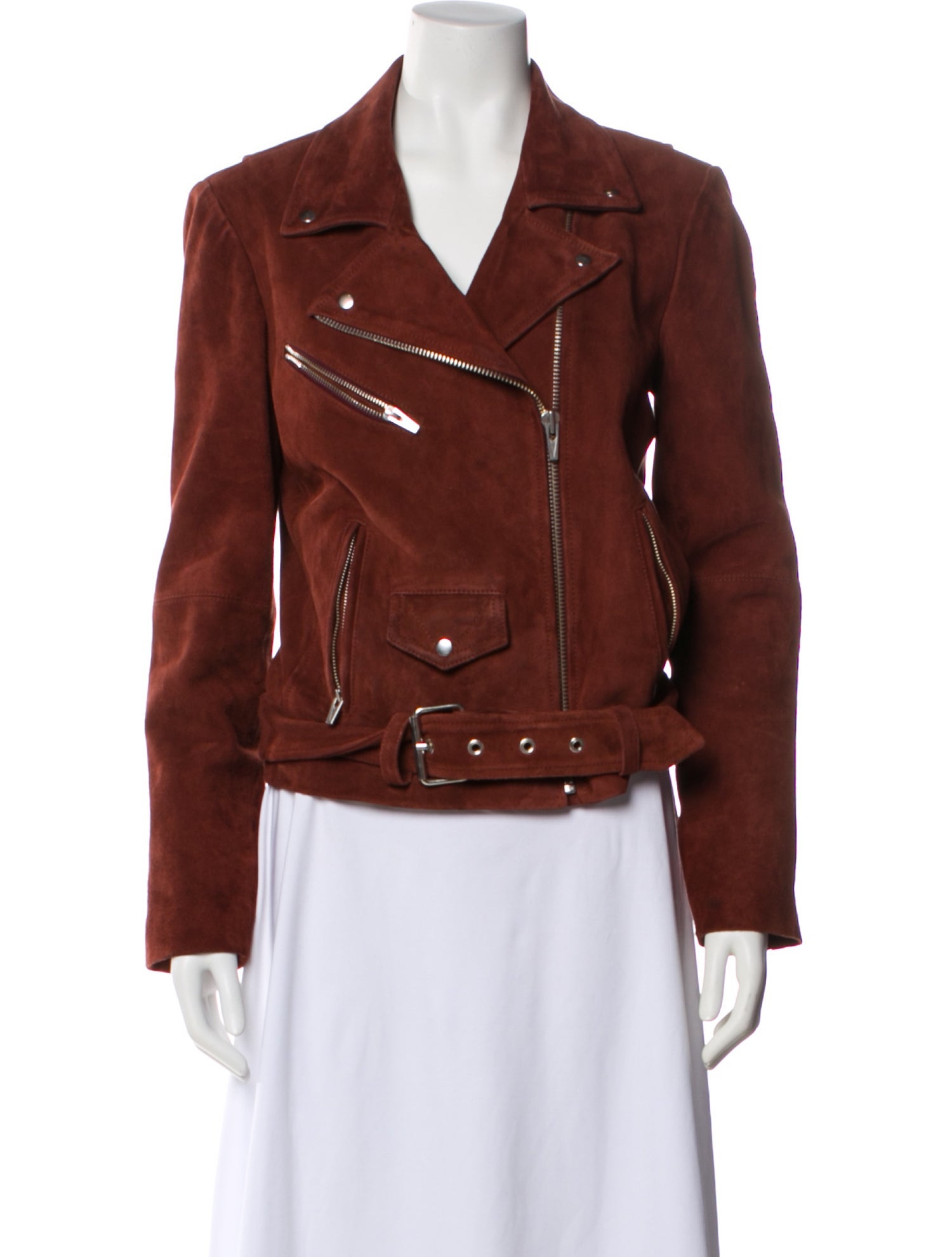 Veda Suede Biker Jacket