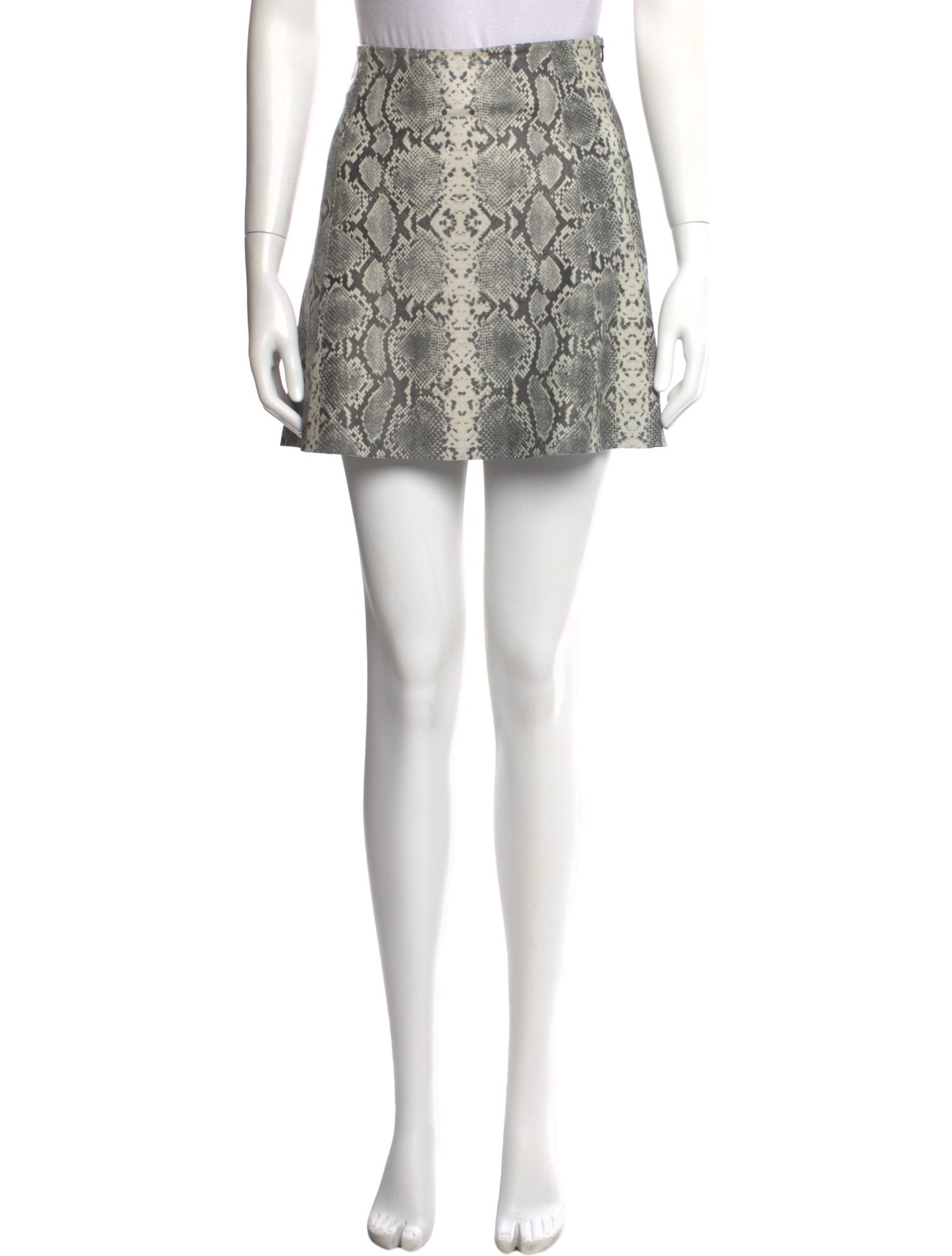 Veda Lamb Leather Mini Skirt