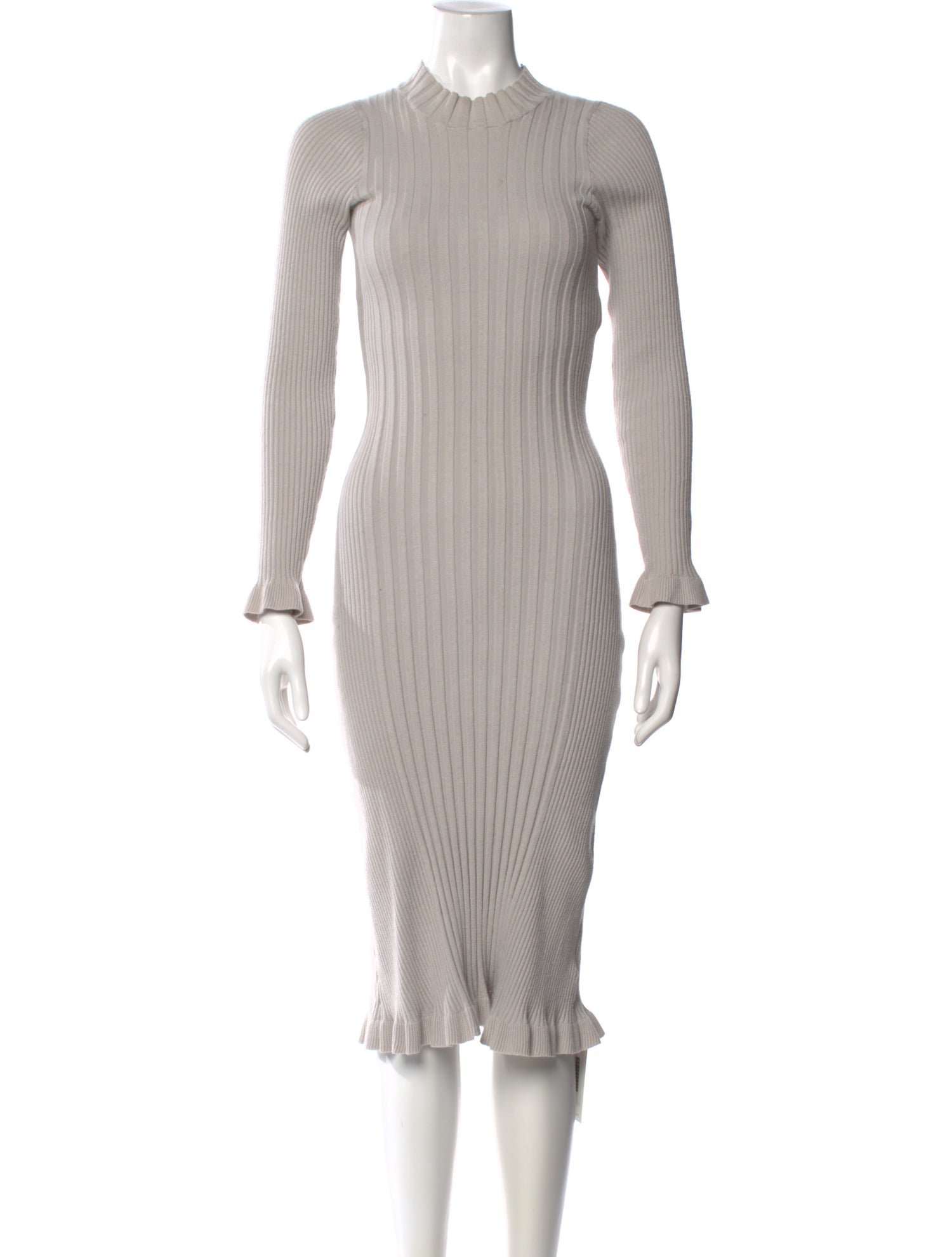 Veda Mock Neck Midi Length Dress