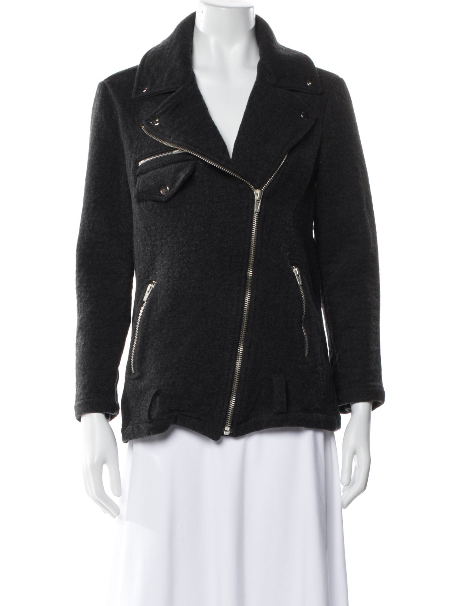 Veda Wool Biker Jacket