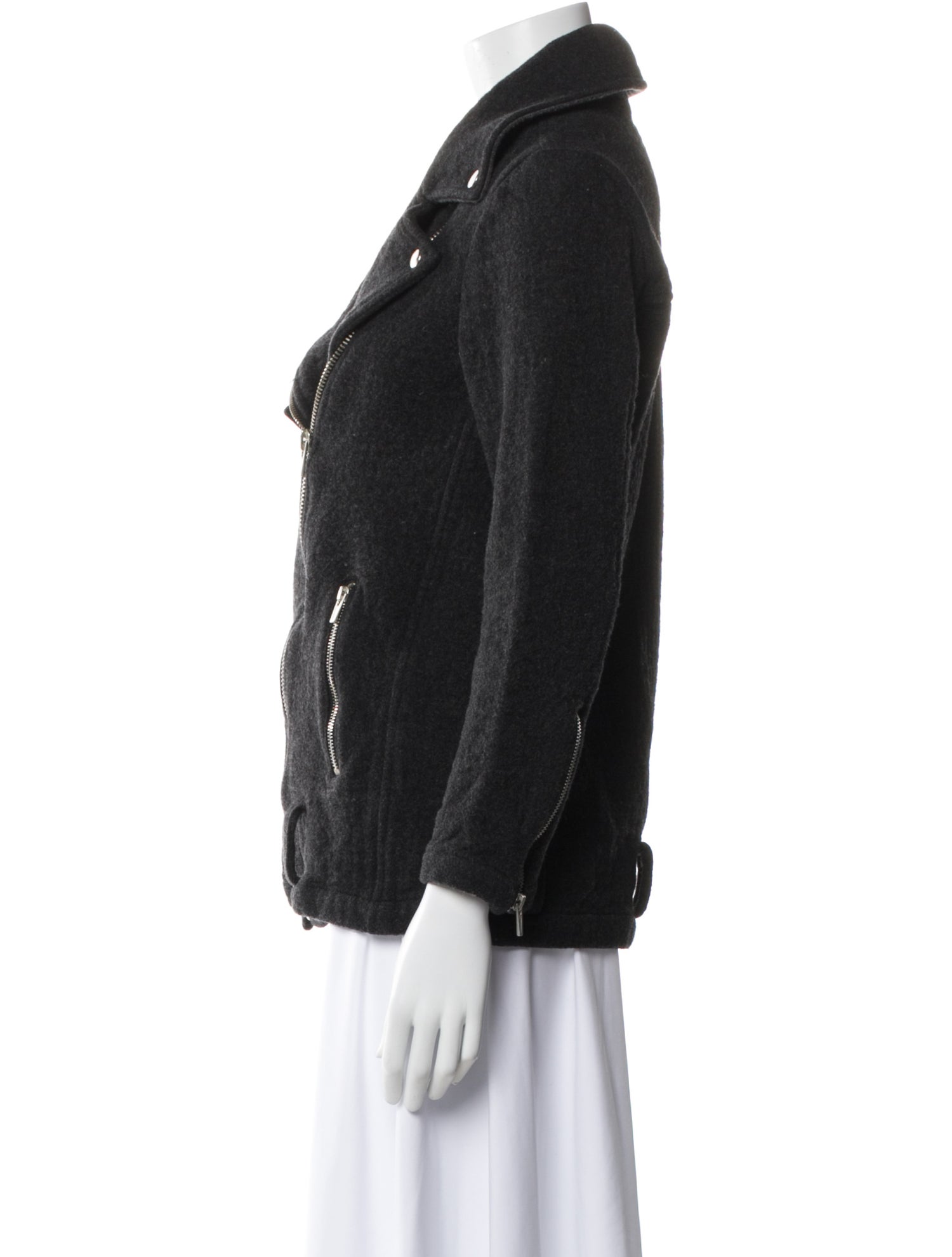 Veda Wool Biker Jacket