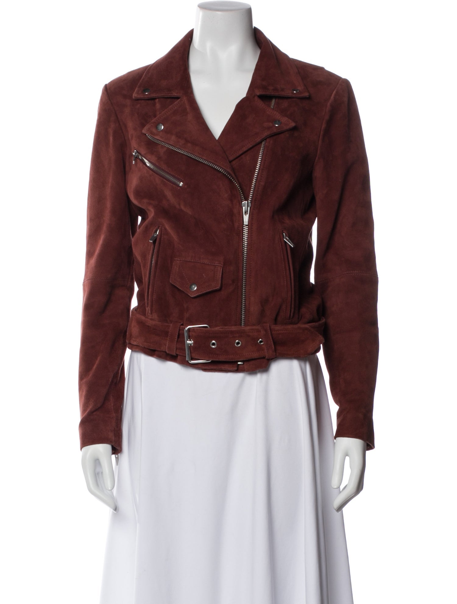 Veda Suede Biker Jacket