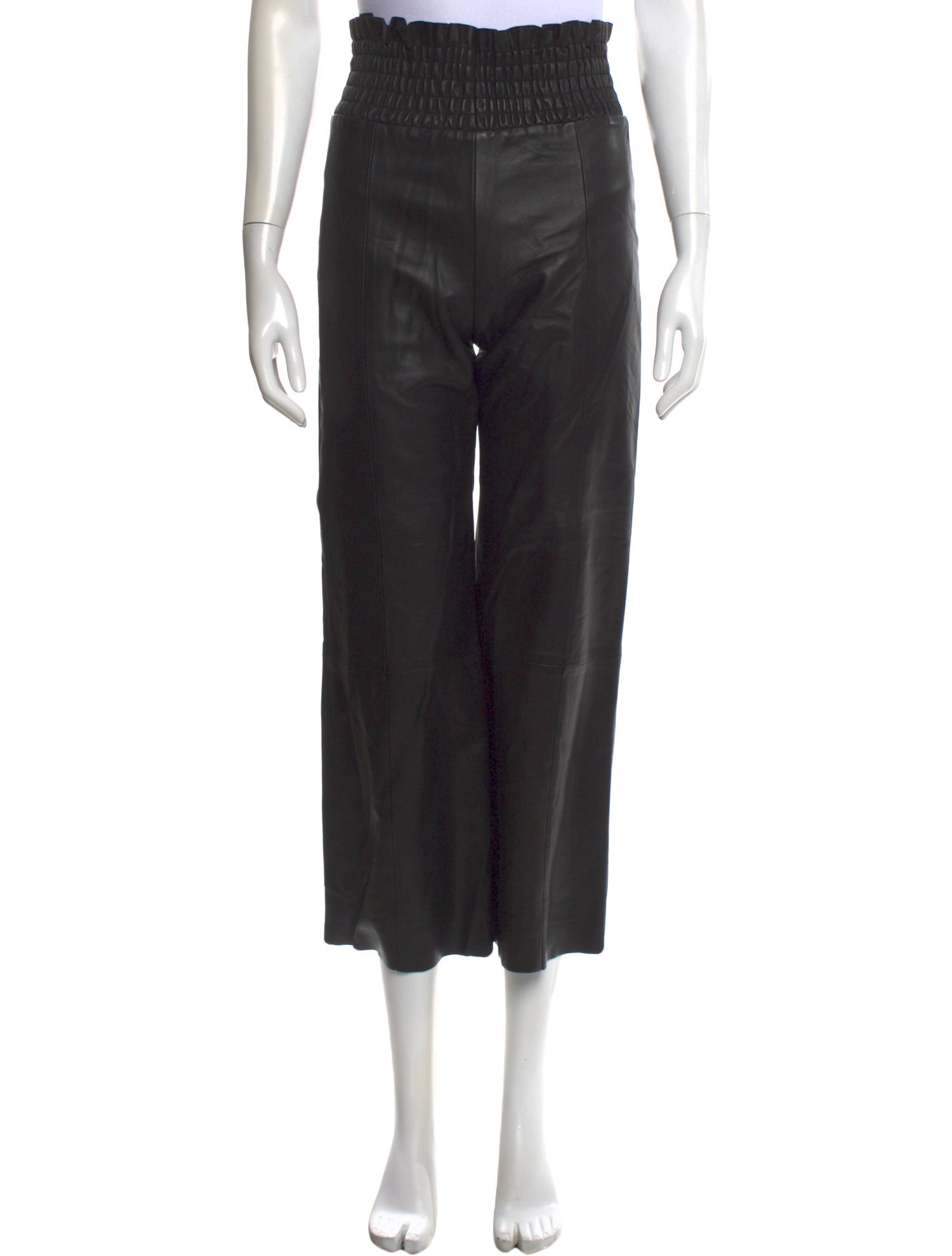 Veda Leather Wide Leg Pants