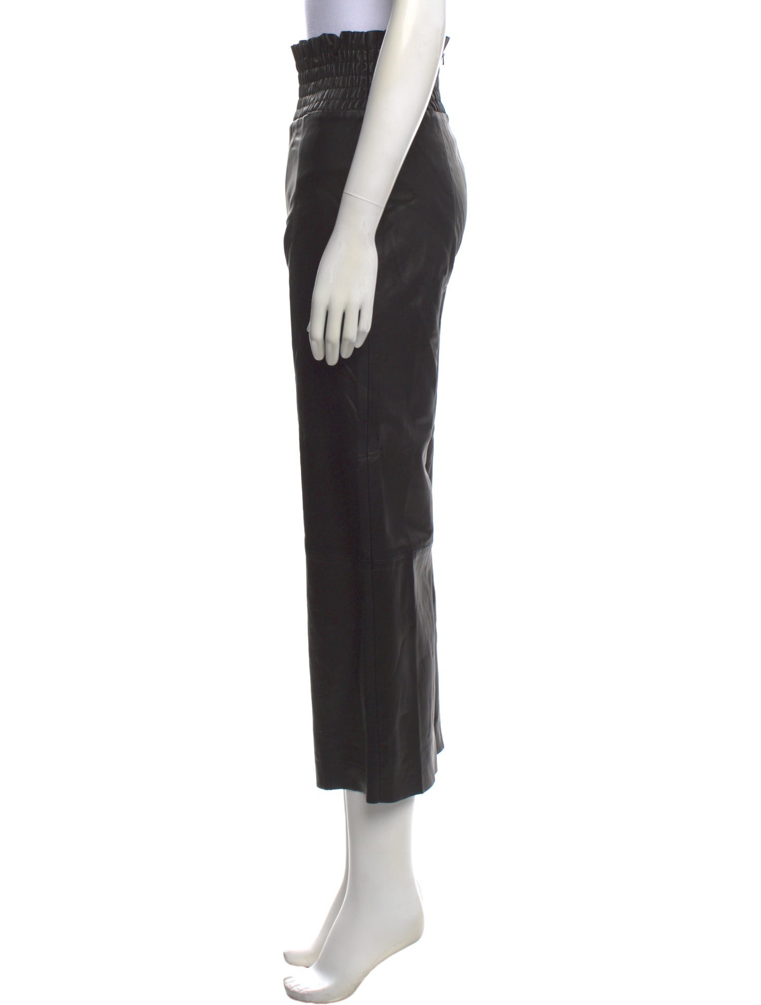 Veda Leather Wide Leg Pants