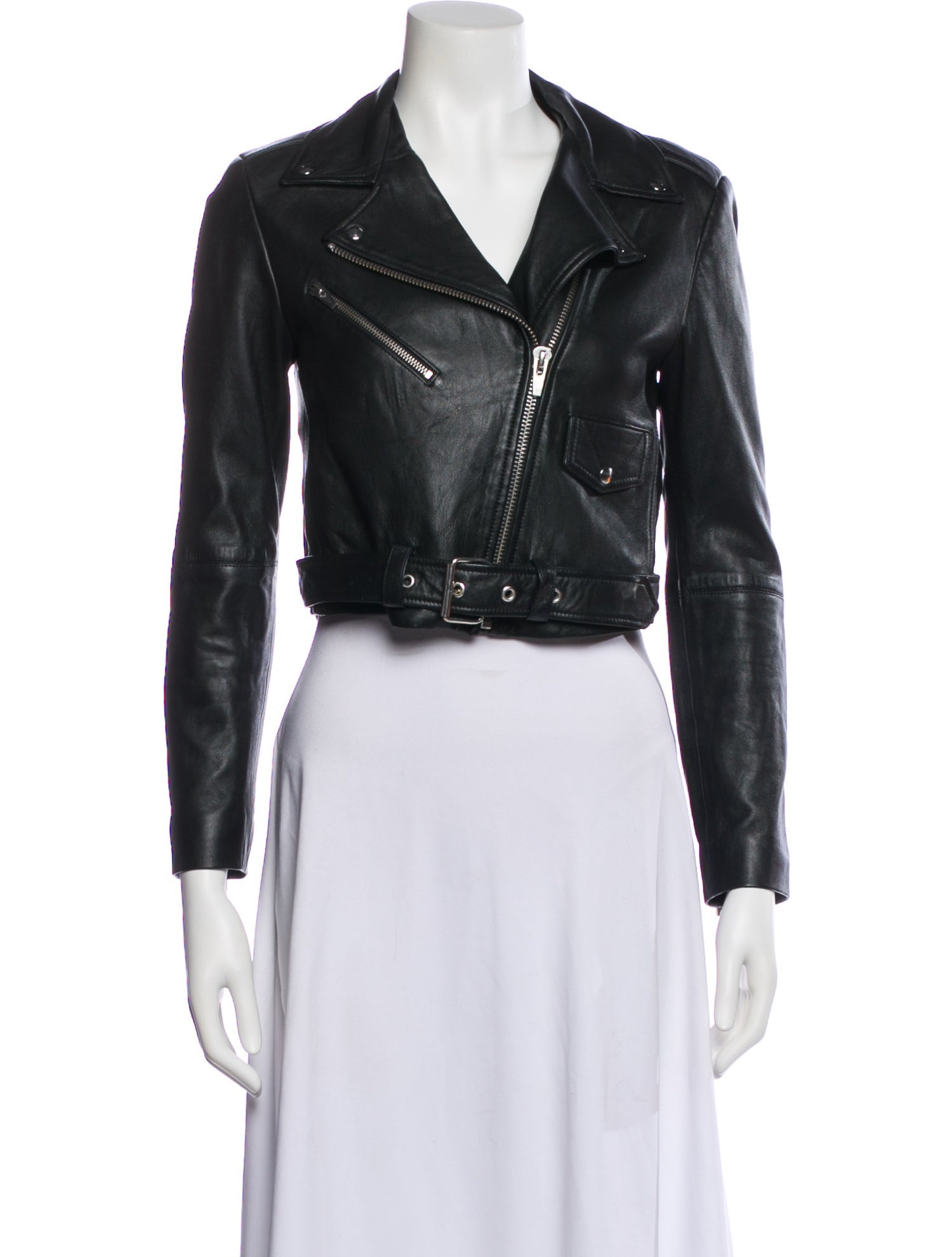 Veda Leather Biker Jacket
