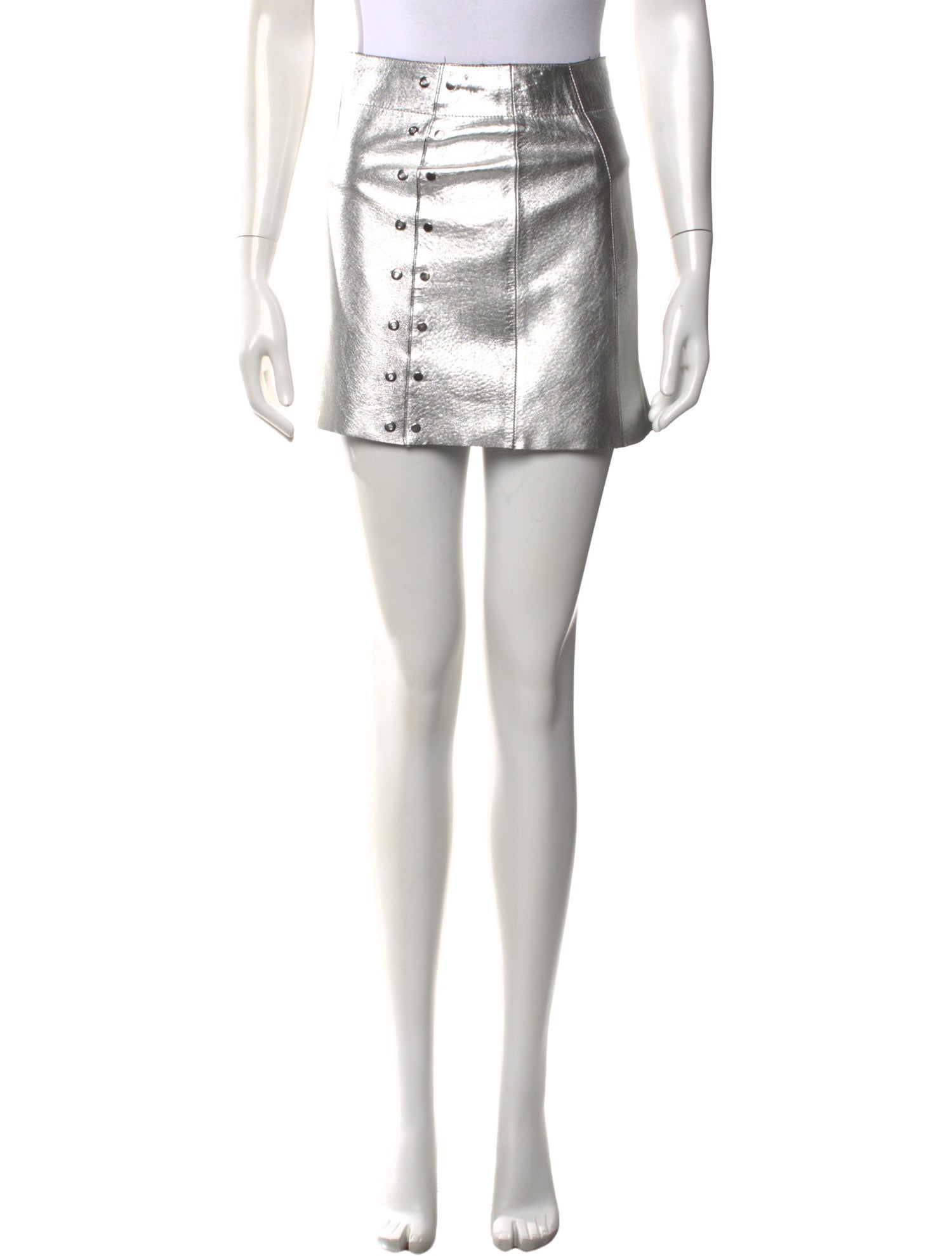 Veda Leather Mini Skirt