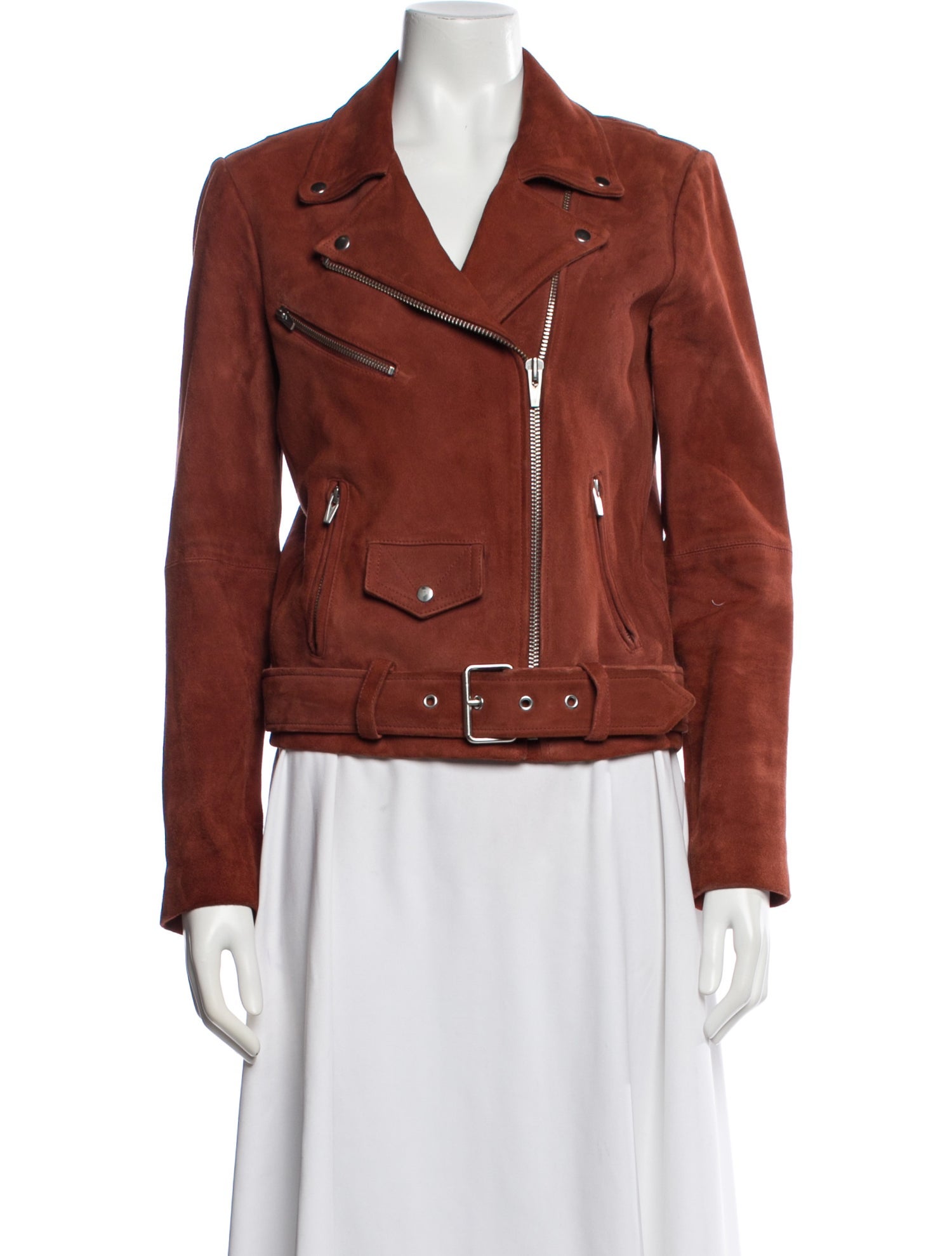 Veda Suede Biker Jacket
