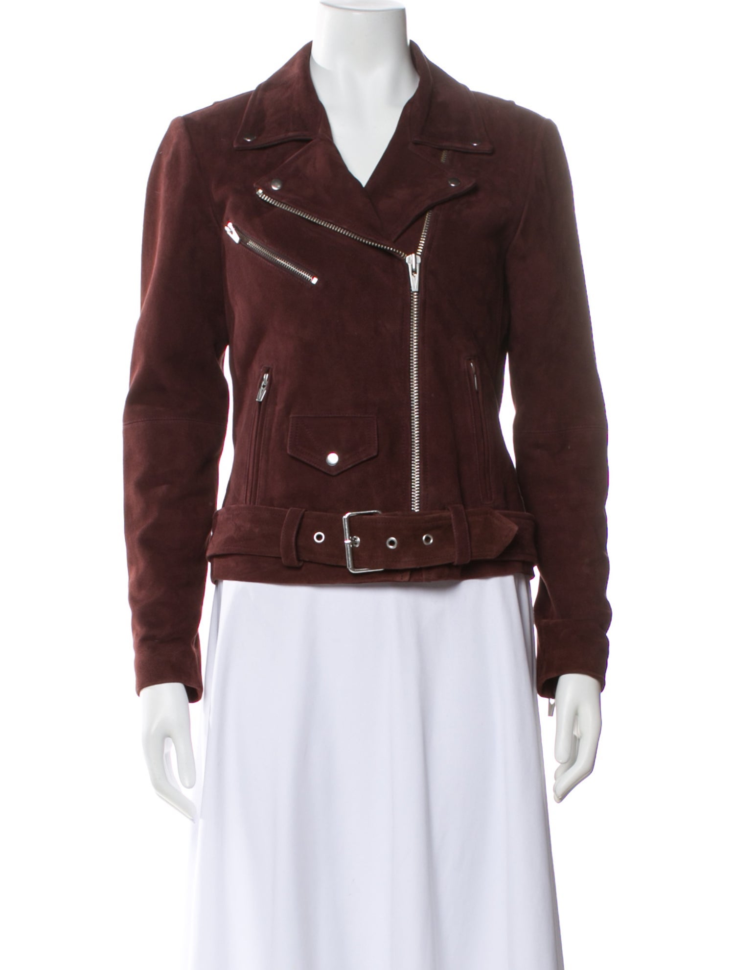 Veda Suede Biker Jacket