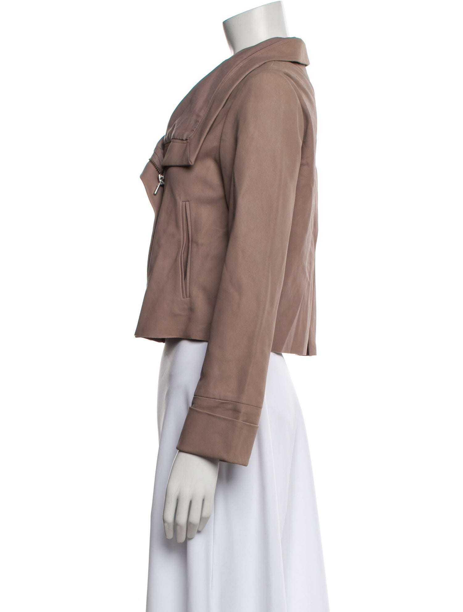 Veda Goat Leather Biker Jacket