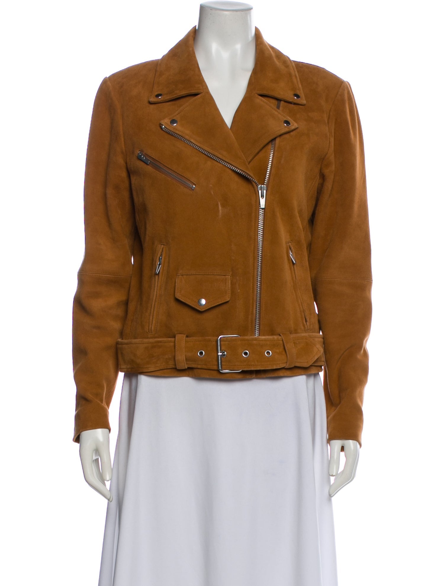 Veda Suede Biker Jacket