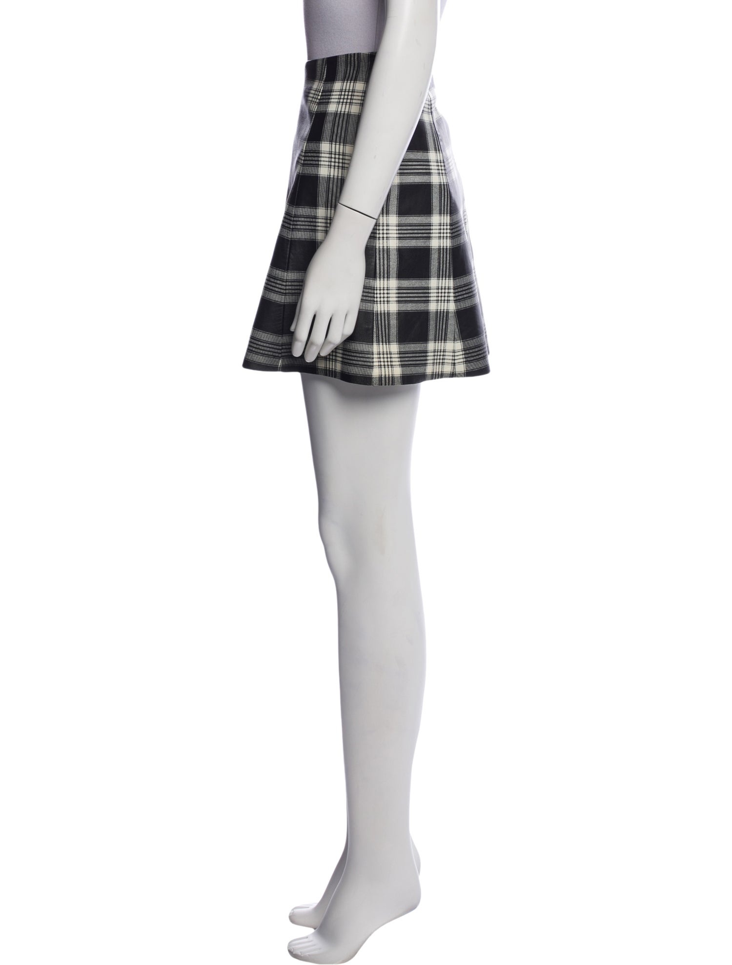 Veda Leather Mini Skirt