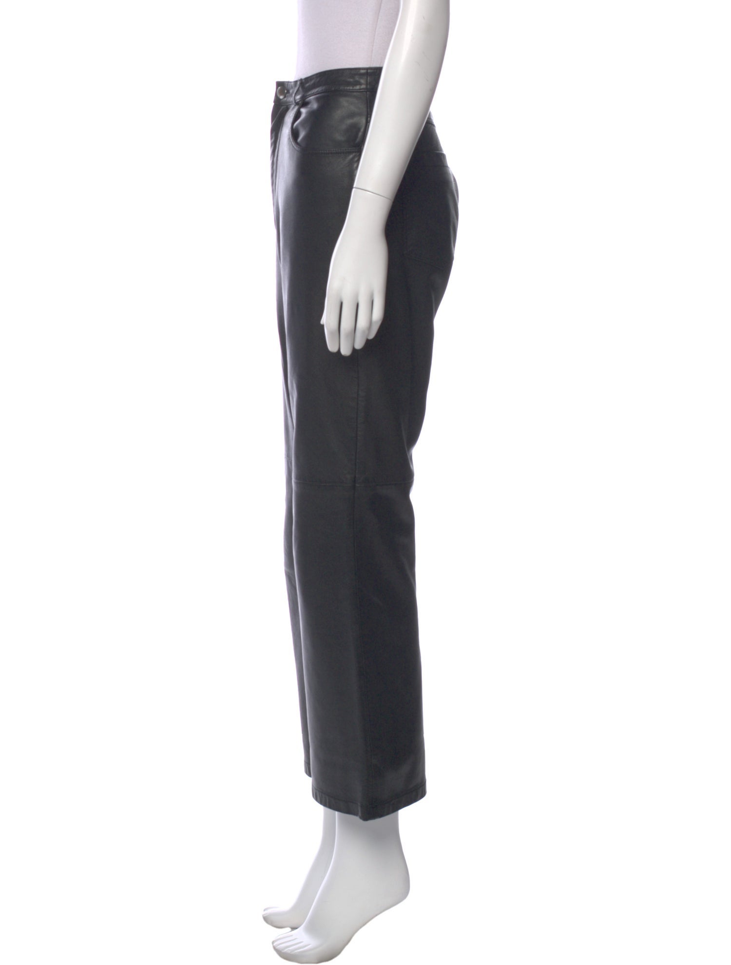 Veda Leather Wide Leg Pants