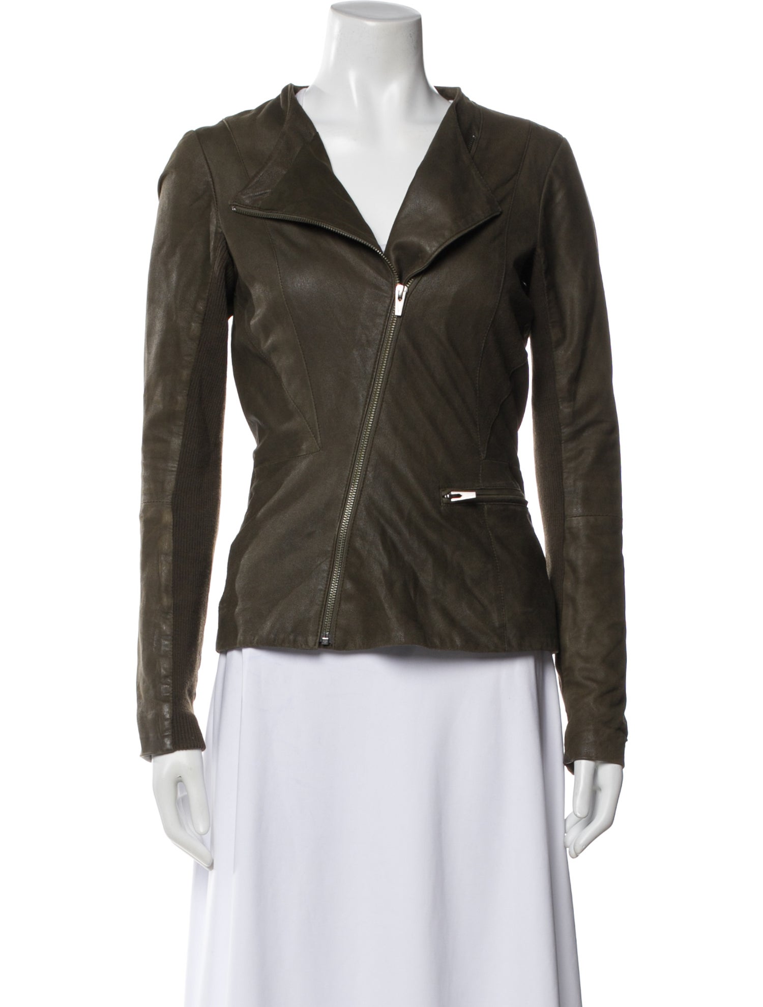 Veda Leather Biker Jacket