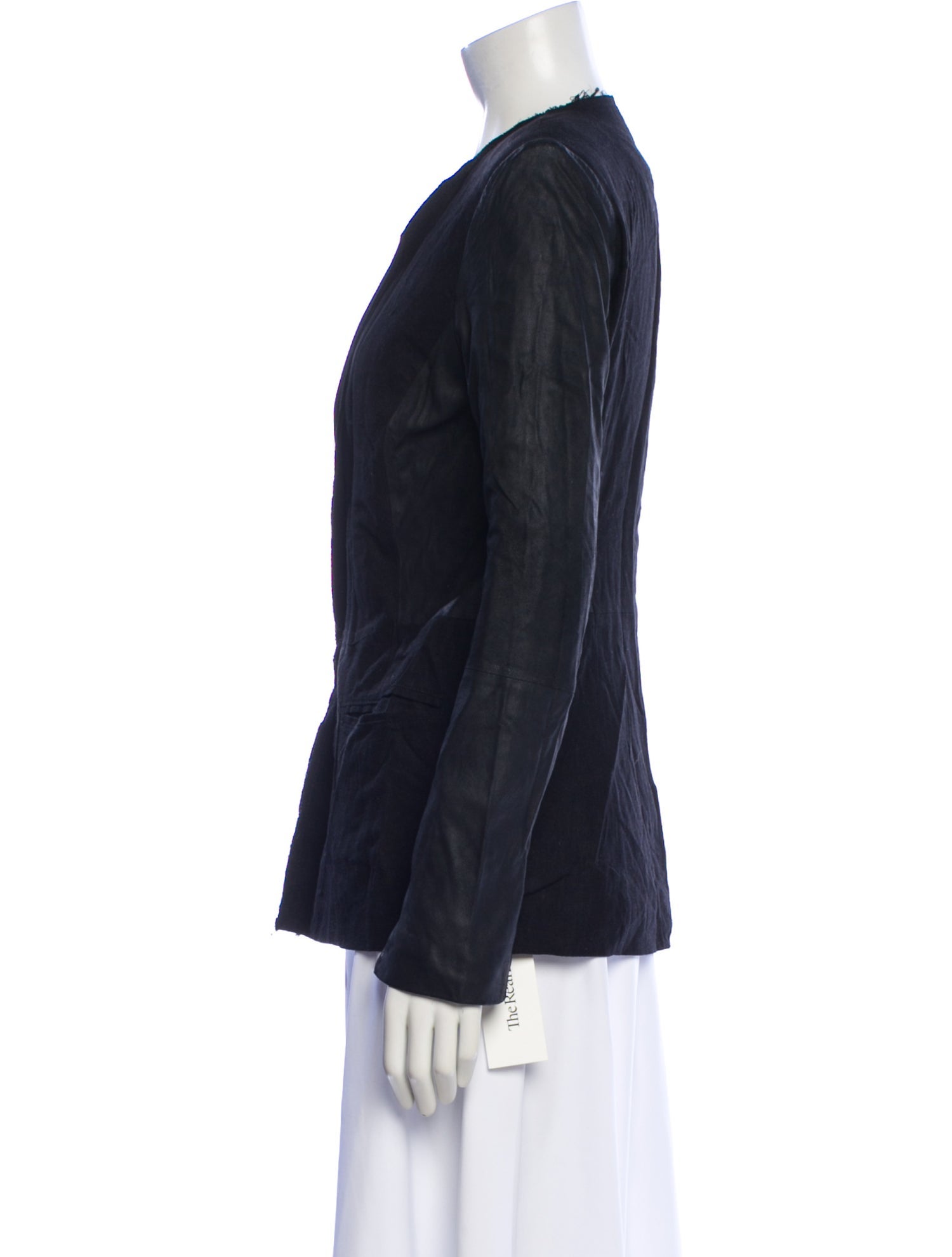 Veda Calf Leather Blazer