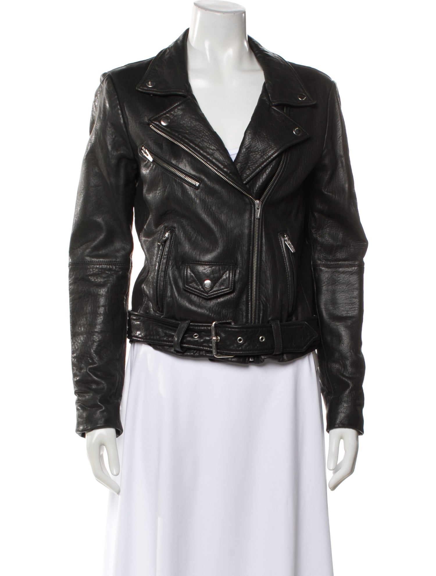 Veda Leather Biker Jacket