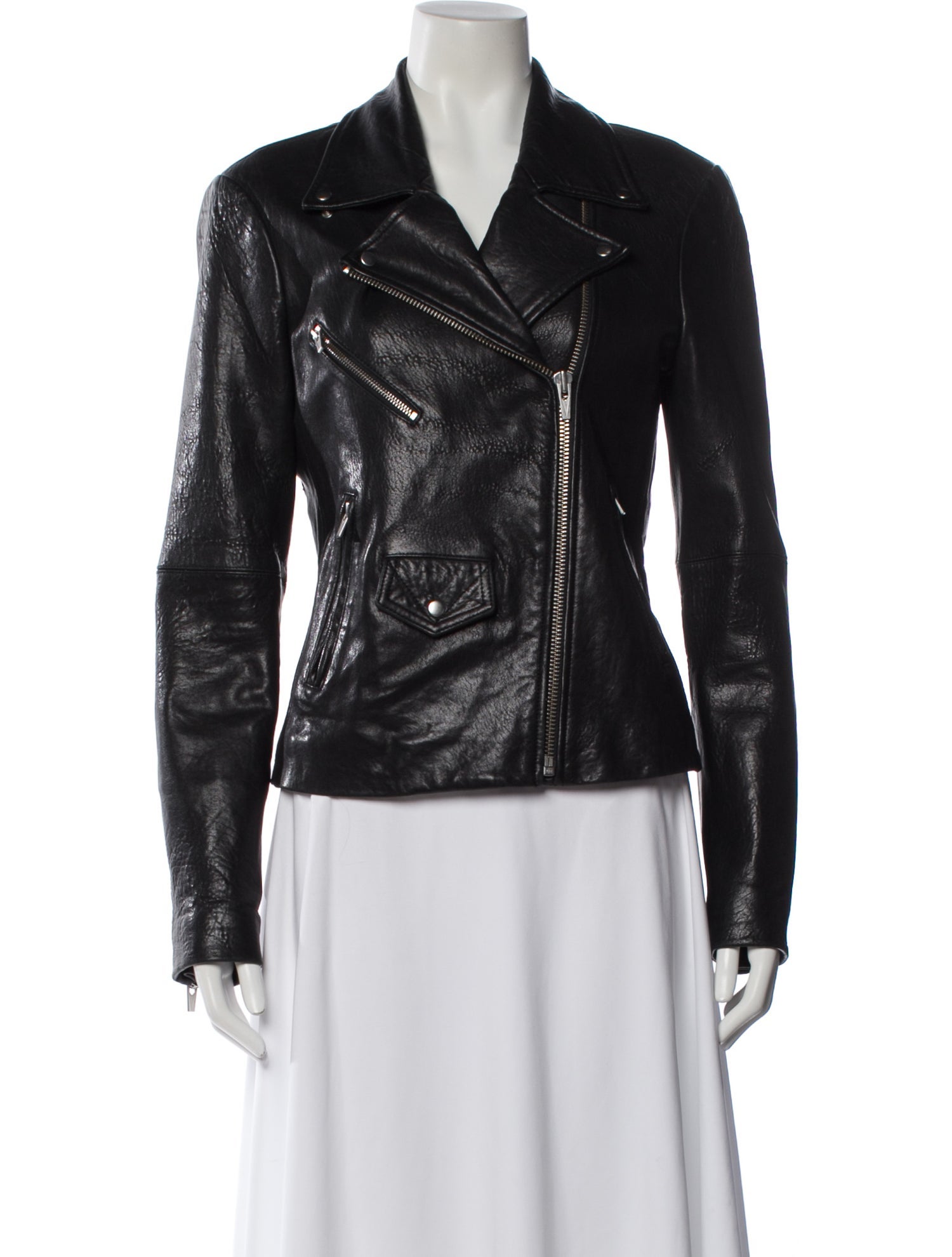 Veda Leather Biker Jacket